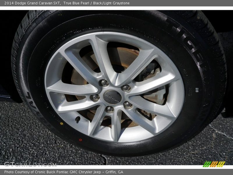 True Blue Pearl / Black/Light Graystone 2014 Dodge Grand Caravan SXT