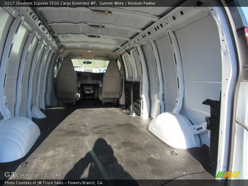 Summit White / Medium Pewter 2017 Chevrolet Express 3500 Cargo Extended WT