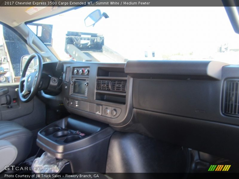 Summit White / Medium Pewter 2017 Chevrolet Express 3500 Cargo Extended WT