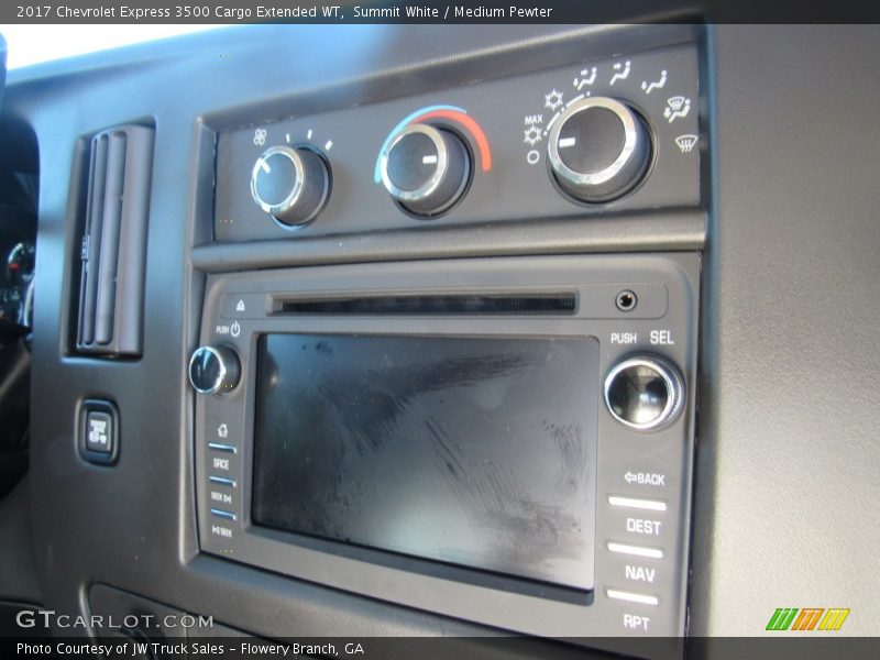 Summit White / Medium Pewter 2017 Chevrolet Express 3500 Cargo Extended WT