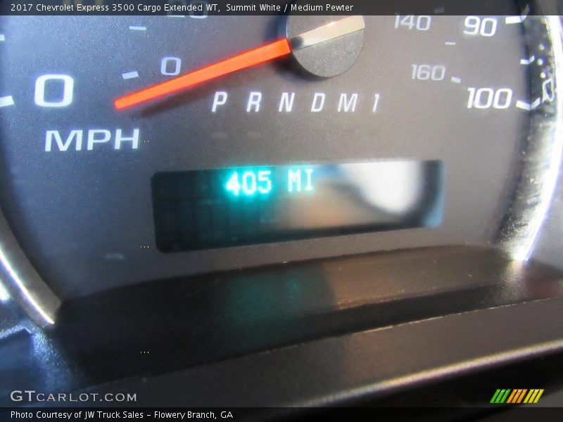 Summit White / Medium Pewter 2017 Chevrolet Express 3500 Cargo Extended WT