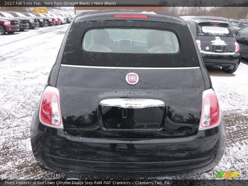 Nero Puro (Straight Black) / Nero (Black) 2017 Fiat 500c Pop