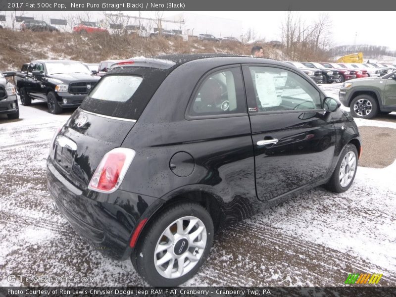 Nero Puro (Straight Black) / Nero (Black) 2017 Fiat 500c Pop