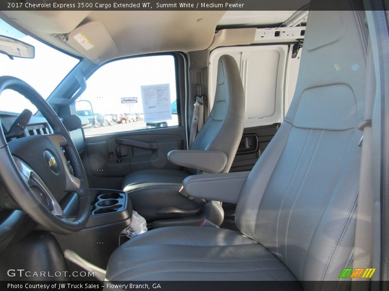 Summit White / Medium Pewter 2017 Chevrolet Express 3500 Cargo Extended WT