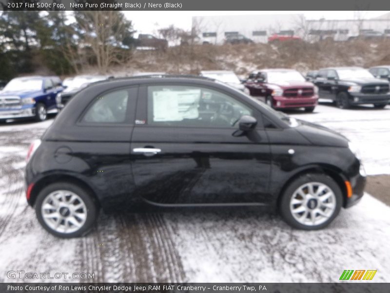 Nero Puro (Straight Black) / Nero (Black) 2017 Fiat 500c Pop