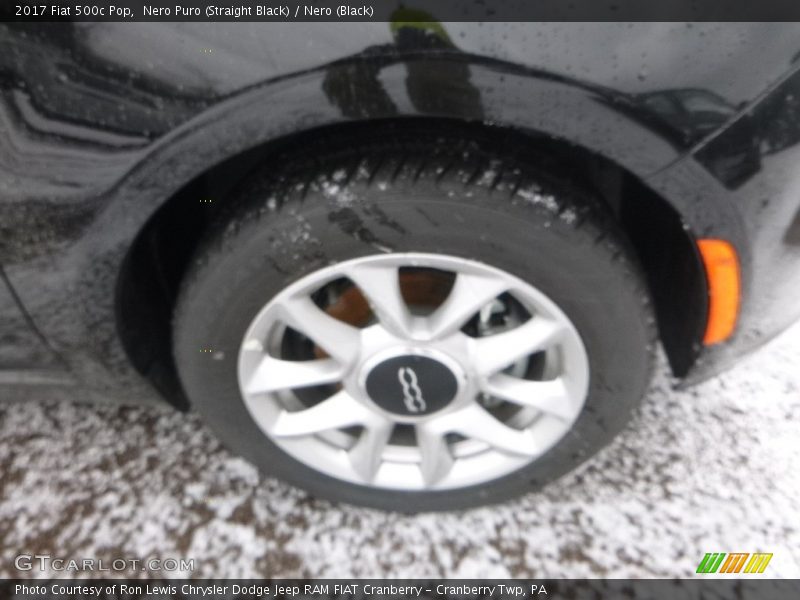 Nero Puro (Straight Black) / Nero (Black) 2017 Fiat 500c Pop