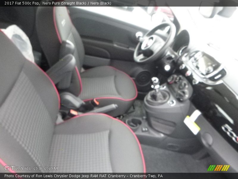 Nero Puro (Straight Black) / Nero (Black) 2017 Fiat 500c Pop