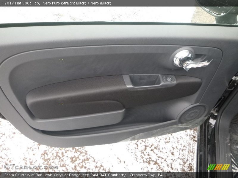 Nero Puro (Straight Black) / Nero (Black) 2017 Fiat 500c Pop