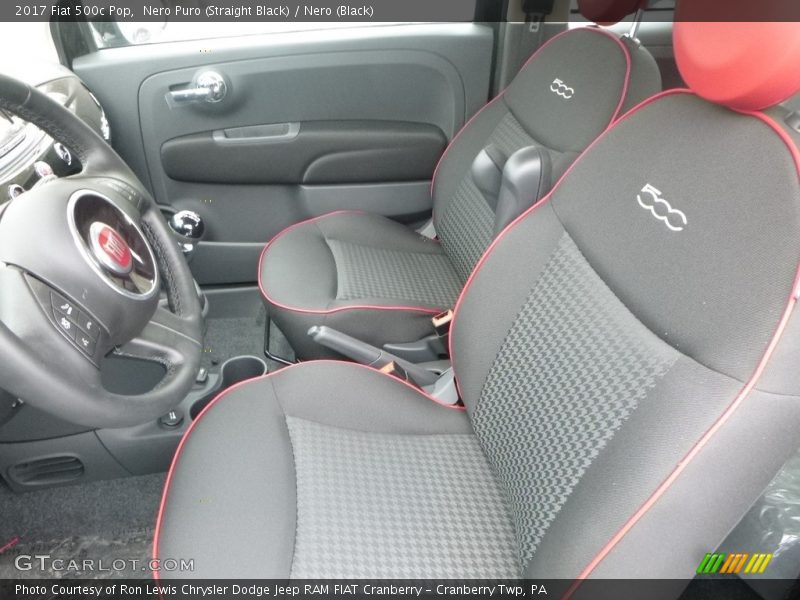 Nero Puro (Straight Black) / Nero (Black) 2017 Fiat 500c Pop