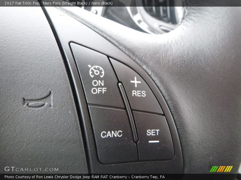 Nero Puro (Straight Black) / Nero (Black) 2017 Fiat 500c Pop