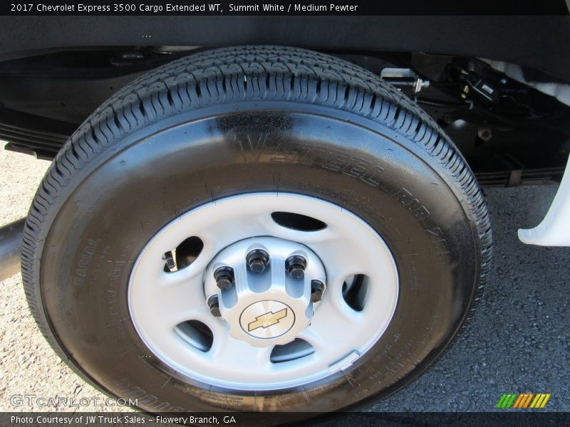 Summit White / Medium Pewter 2017 Chevrolet Express 3500 Cargo Extended WT