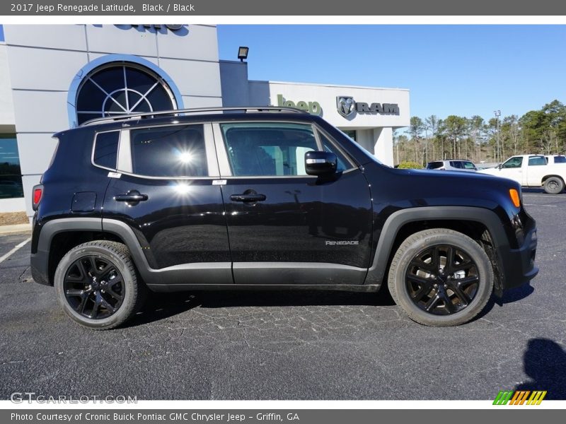 Black / Black 2017 Jeep Renegade Latitude
