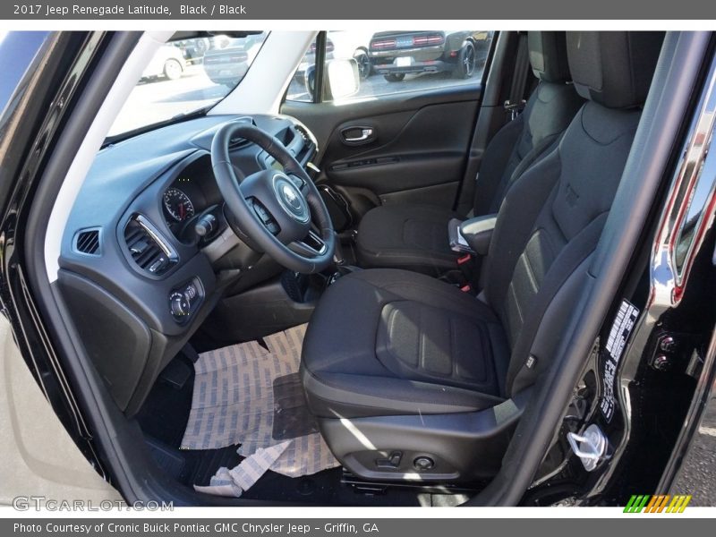 Black / Black 2017 Jeep Renegade Latitude