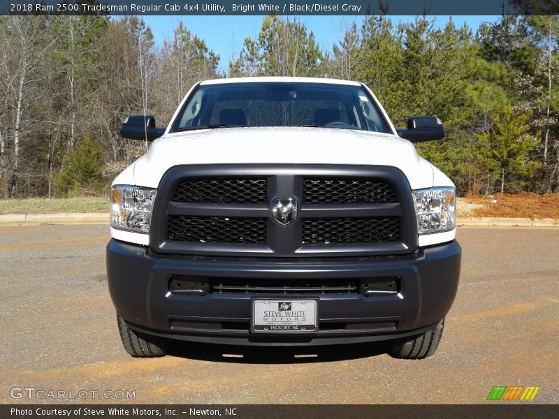 Bright White / Black/Diesel Gray 2018 Ram 2500 Tradesman Regular Cab 4x4 Utility