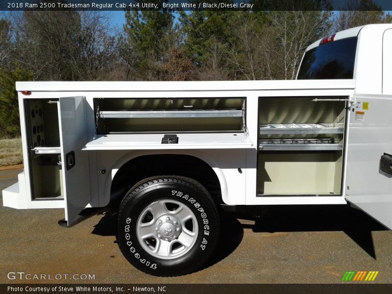 Bright White / Black/Diesel Gray 2018 Ram 2500 Tradesman Regular Cab 4x4 Utility