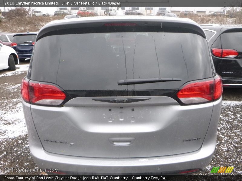 Billet Silver Metallic / Black/Diesel 2018 Chrysler Pacifica Limited