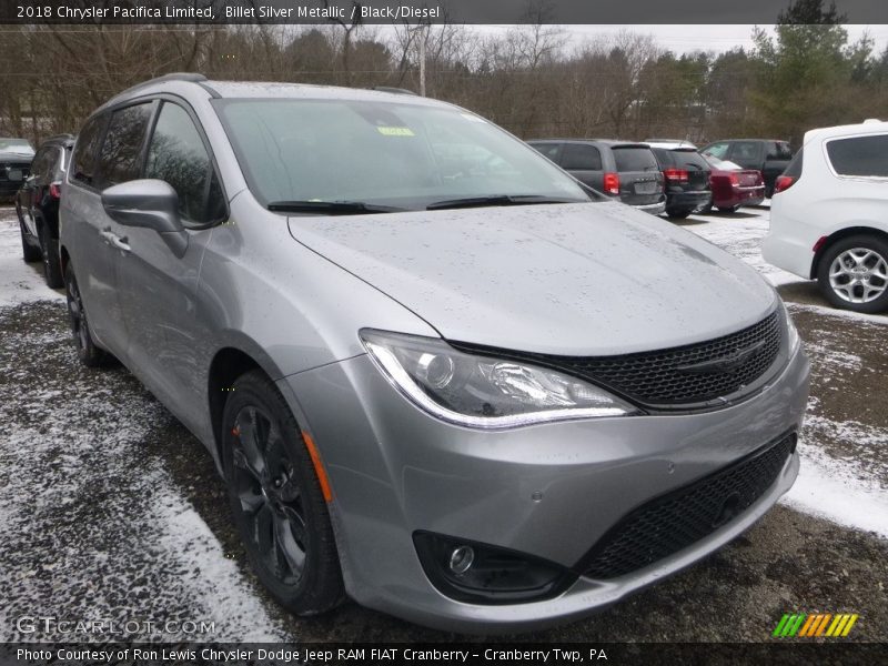 Billet Silver Metallic / Black/Diesel 2018 Chrysler Pacifica Limited