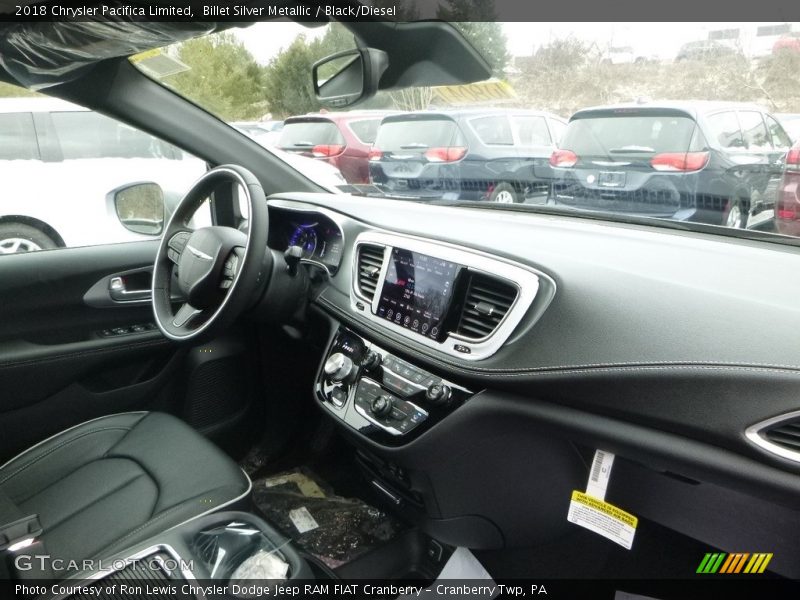 Billet Silver Metallic / Black/Diesel 2018 Chrysler Pacifica Limited