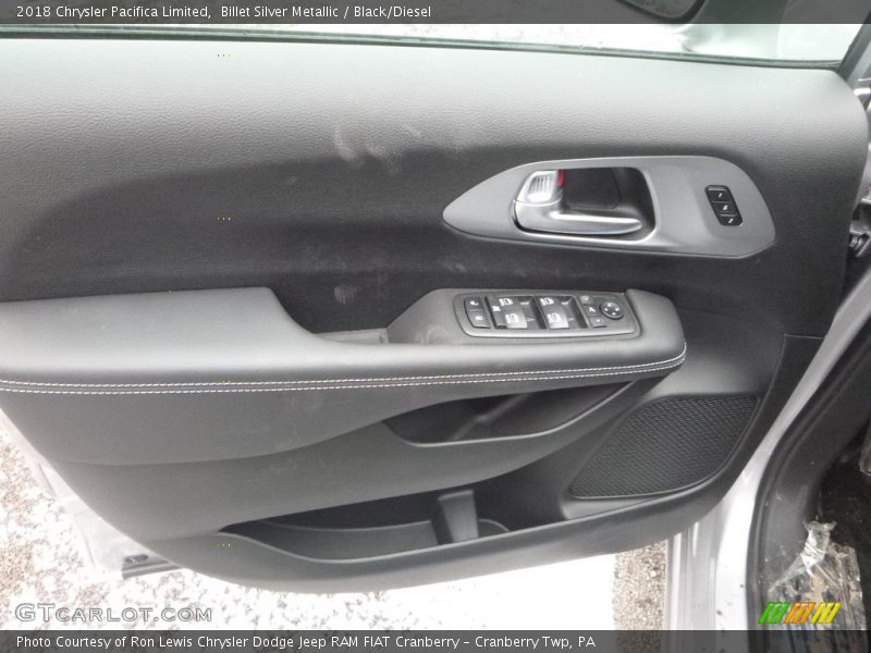 Billet Silver Metallic / Black/Diesel 2018 Chrysler Pacifica Limited