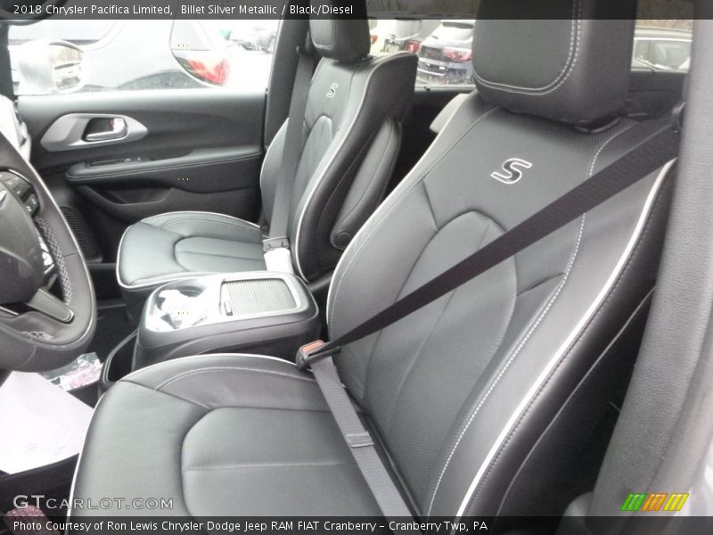 Billet Silver Metallic / Black/Diesel 2018 Chrysler Pacifica Limited