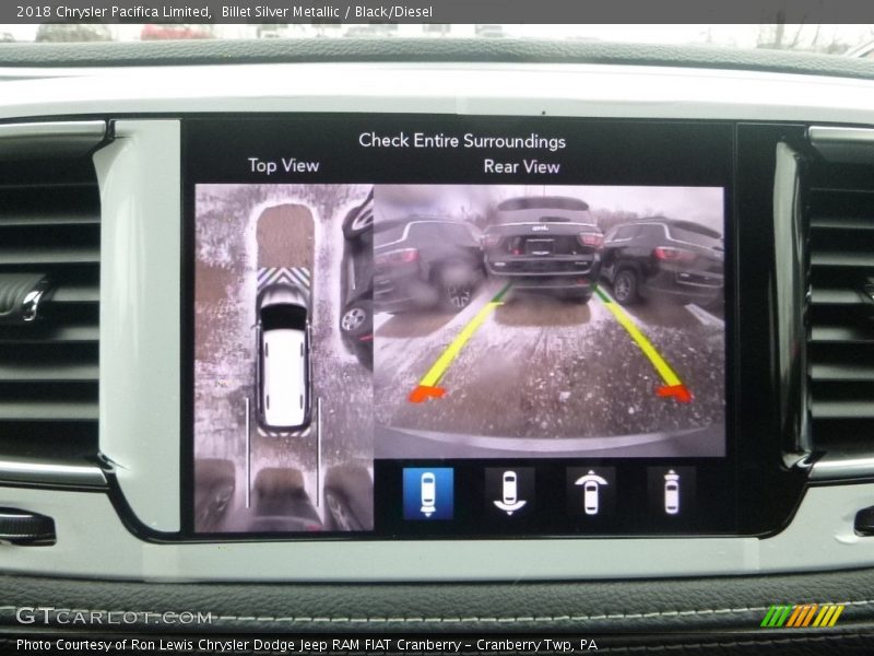 Billet Silver Metallic / Black/Diesel 2018 Chrysler Pacifica Limited