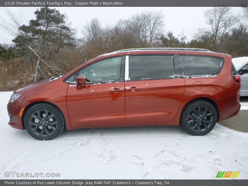 Copper Pearl / Black/Alloy 2018 Chrysler Pacifica Touring L Plus