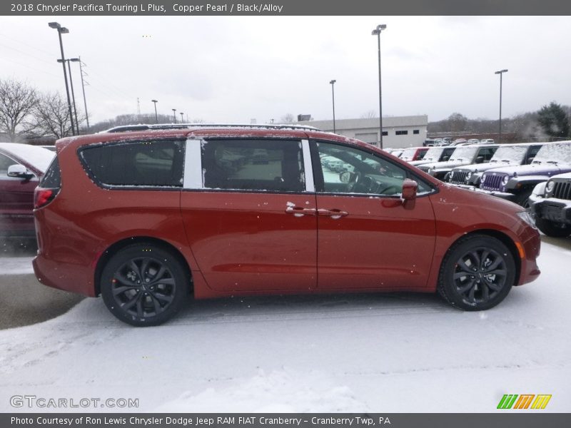 Copper Pearl / Black/Alloy 2018 Chrysler Pacifica Touring L Plus