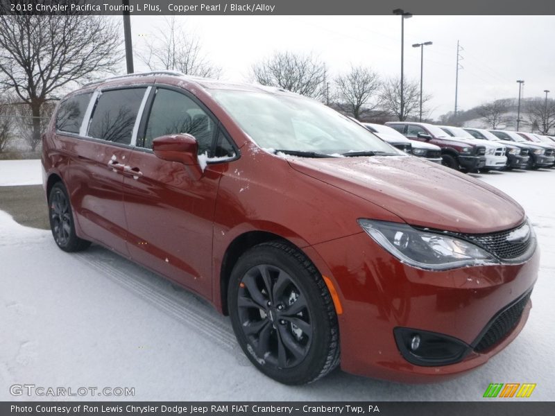 Copper Pearl / Black/Alloy 2018 Chrysler Pacifica Touring L Plus