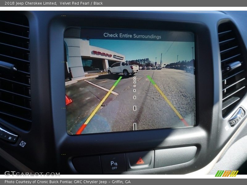 Velvet Red Pearl / Black 2018 Jeep Cherokee Limited