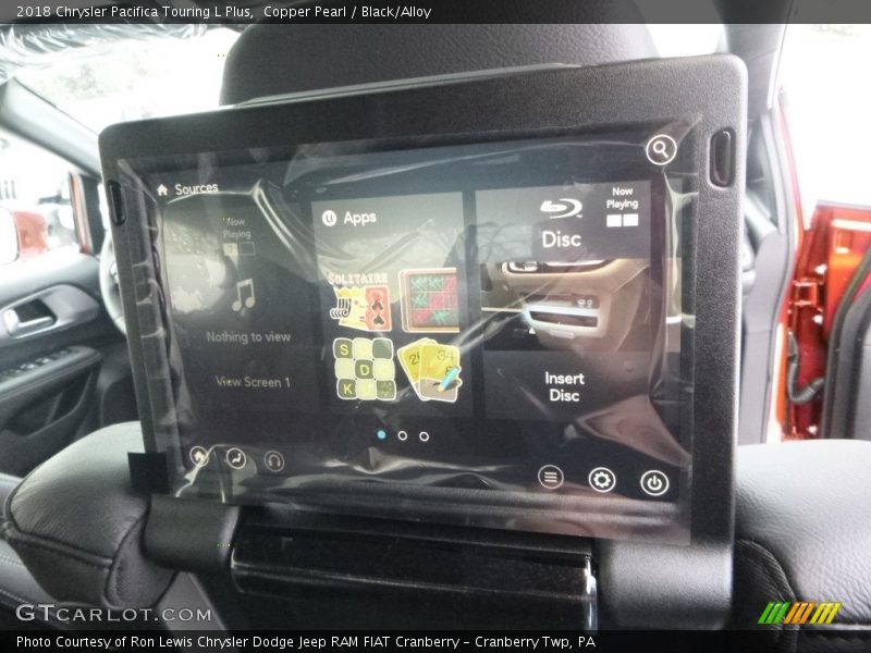 Copper Pearl / Black/Alloy 2018 Chrysler Pacifica Touring L Plus