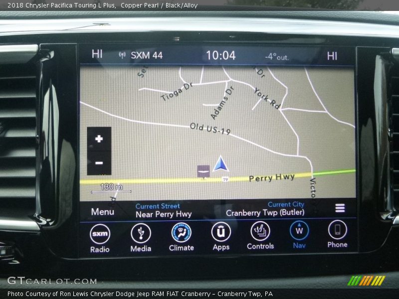 Copper Pearl / Black/Alloy 2018 Chrysler Pacifica Touring L Plus