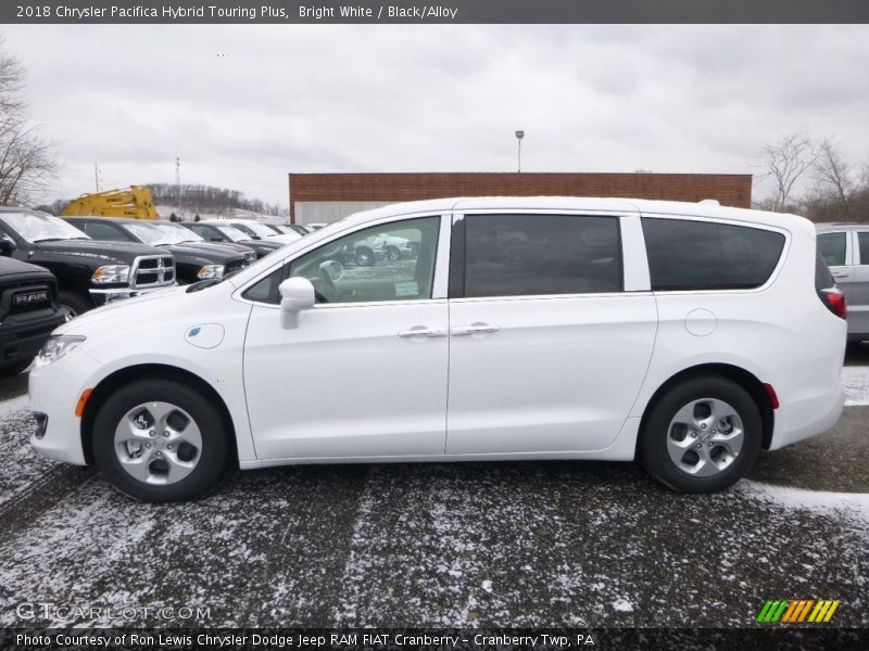 Bright White / Black/Alloy 2018 Chrysler Pacifica Hybrid Touring Plus