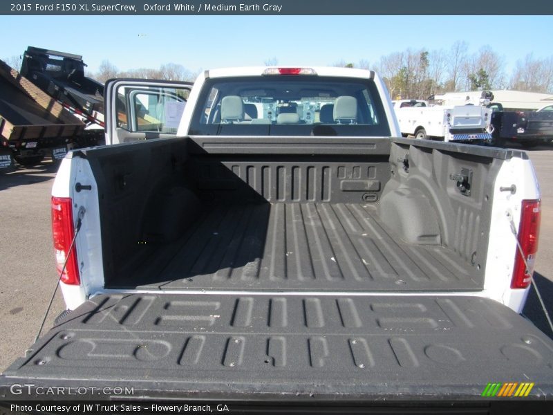 Oxford White / Medium Earth Gray 2015 Ford F150 XL SuperCrew