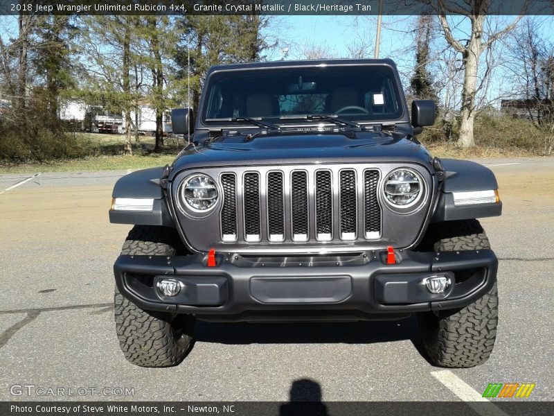 Granite Crystal Metallic / Black/Heritage Tan 2018 Jeep Wrangler Unlimited Rubicon 4x4