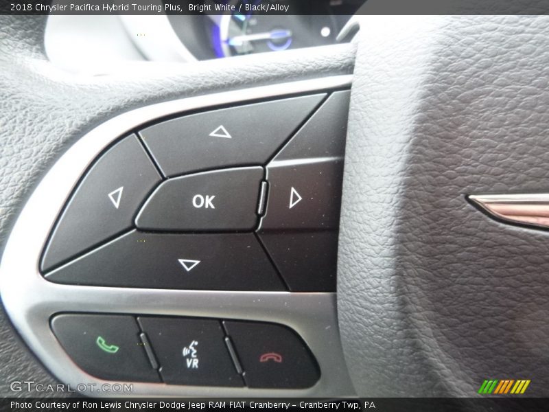 Bright White / Black/Alloy 2018 Chrysler Pacifica Hybrid Touring Plus