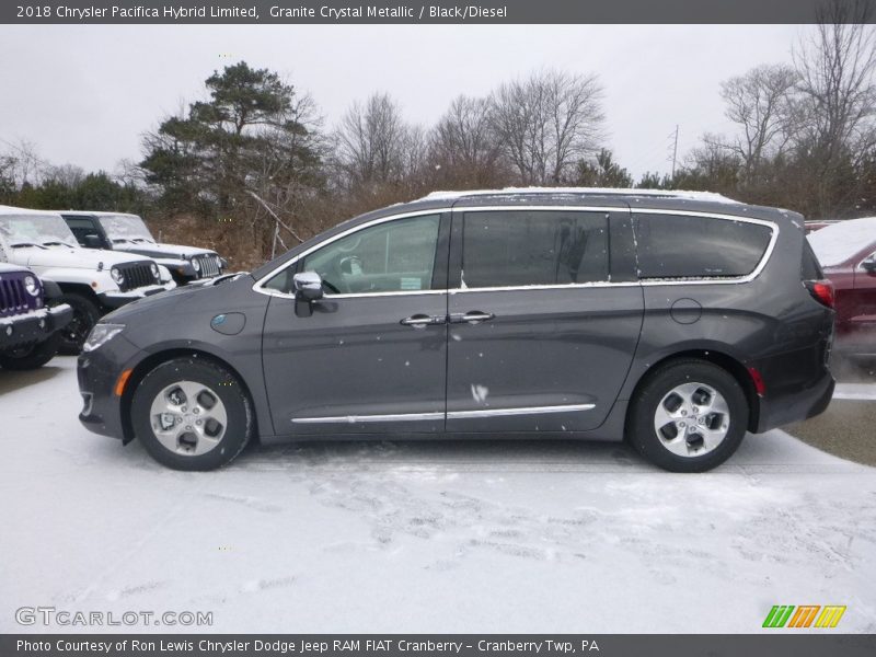Granite Crystal Metallic / Black/Diesel 2018 Chrysler Pacifica Hybrid Limited