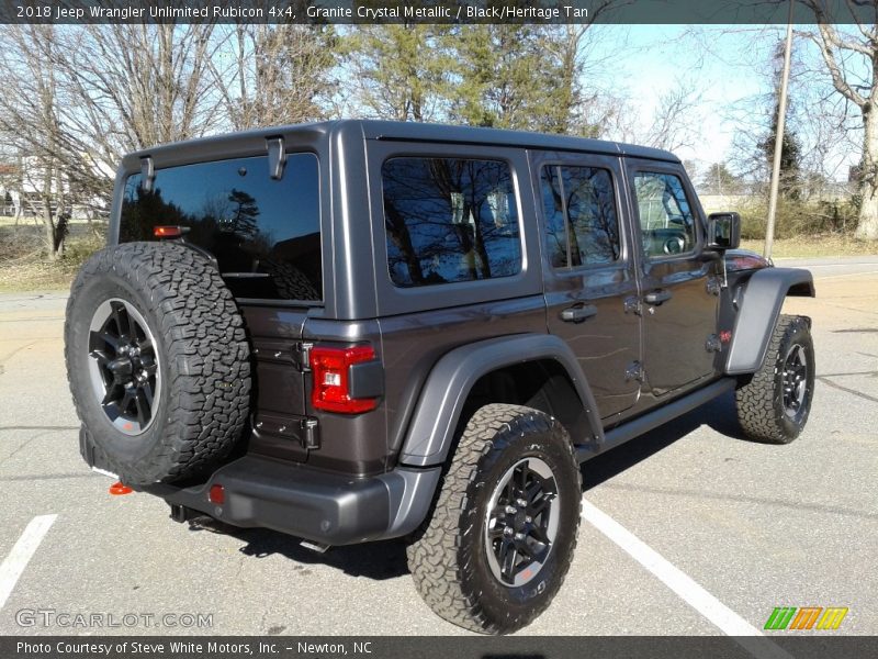 Granite Crystal Metallic / Black/Heritage Tan 2018 Jeep Wrangler Unlimited Rubicon 4x4