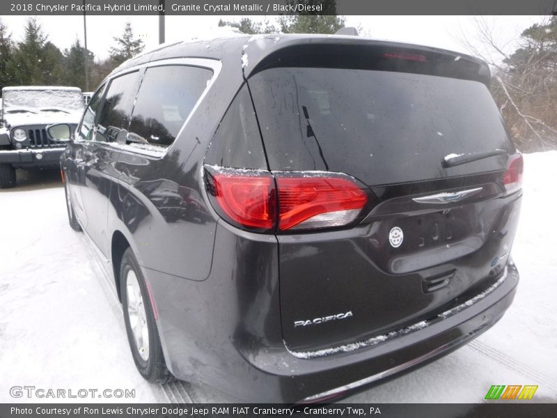 Granite Crystal Metallic / Black/Diesel 2018 Chrysler Pacifica Hybrid Limited