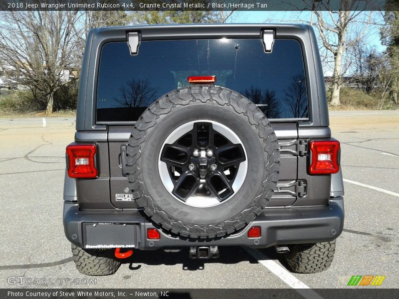 Granite Crystal Metallic / Black/Heritage Tan 2018 Jeep Wrangler Unlimited Rubicon 4x4