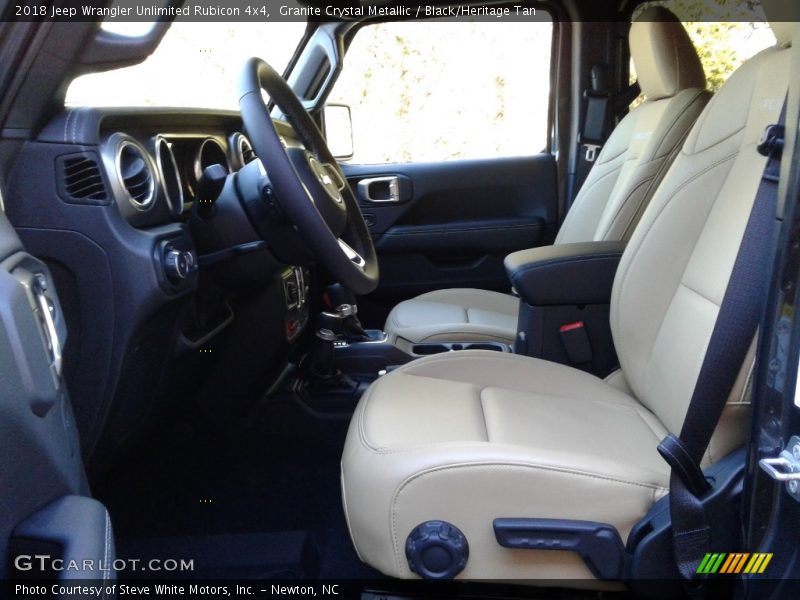 Granite Crystal Metallic / Black/Heritage Tan 2018 Jeep Wrangler Unlimited Rubicon 4x4