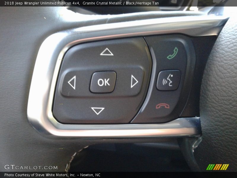 Granite Crystal Metallic / Black/Heritage Tan 2018 Jeep Wrangler Unlimited Rubicon 4x4