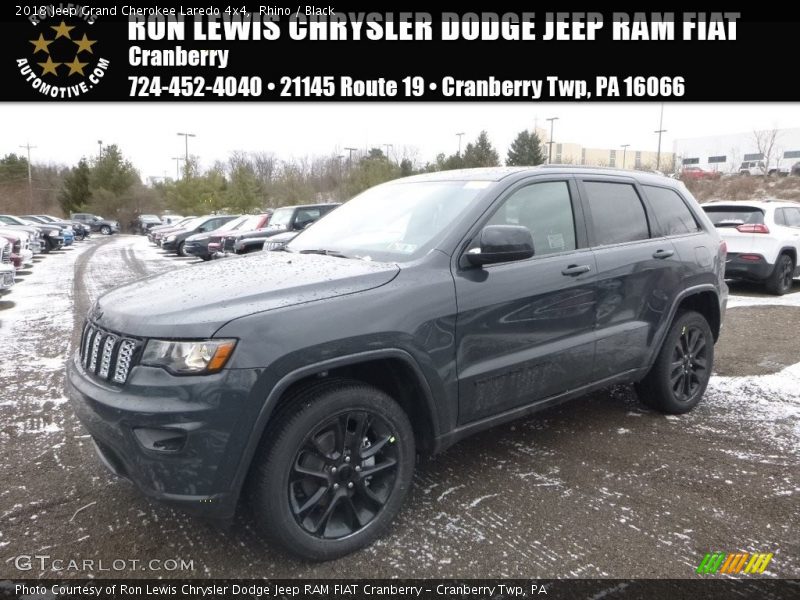 Rhino / Black 2018 Jeep Grand Cherokee Laredo 4x4