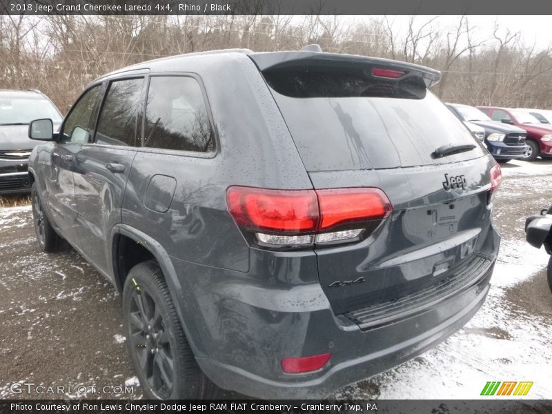 Rhino / Black 2018 Jeep Grand Cherokee Laredo 4x4