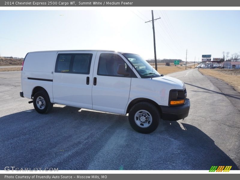 Summit White / Medium Pewter 2014 Chevrolet Express 2500 Cargo WT
