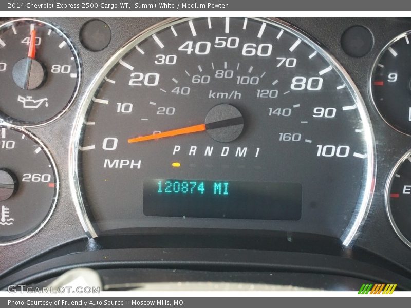 Summit White / Medium Pewter 2014 Chevrolet Express 2500 Cargo WT