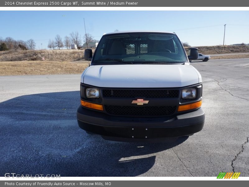 Summit White / Medium Pewter 2014 Chevrolet Express 2500 Cargo WT