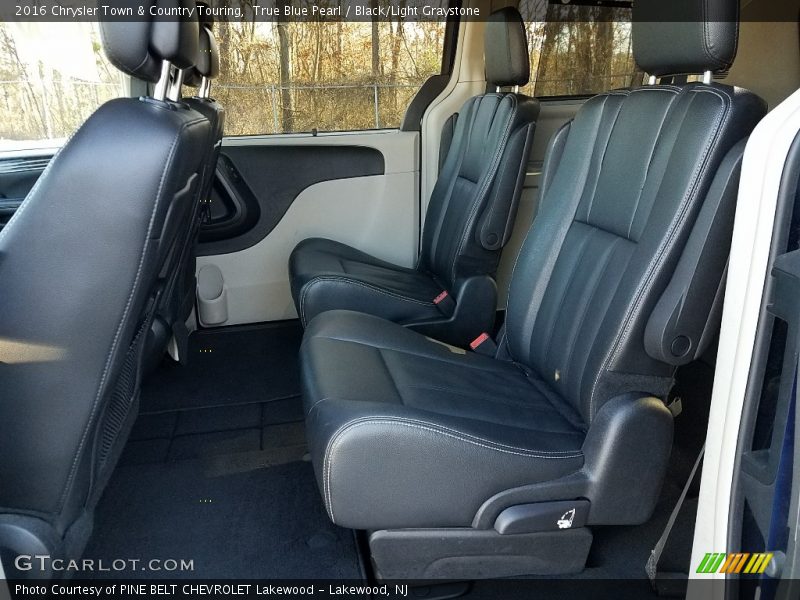 True Blue Pearl / Black/Light Graystone 2016 Chrysler Town & Country Touring