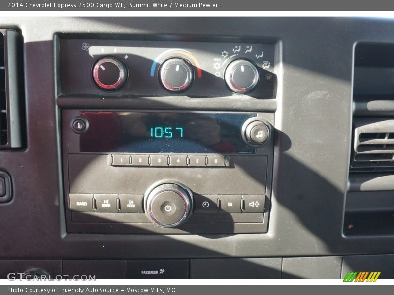 Summit White / Medium Pewter 2014 Chevrolet Express 2500 Cargo WT
