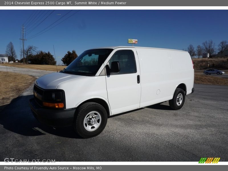 Summit White / Medium Pewter 2014 Chevrolet Express 2500 Cargo WT
