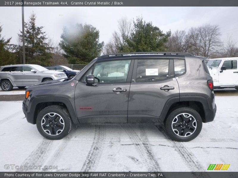 Granite Crystal Metallic / Black 2017 Jeep Renegade Trailhawk 4x4